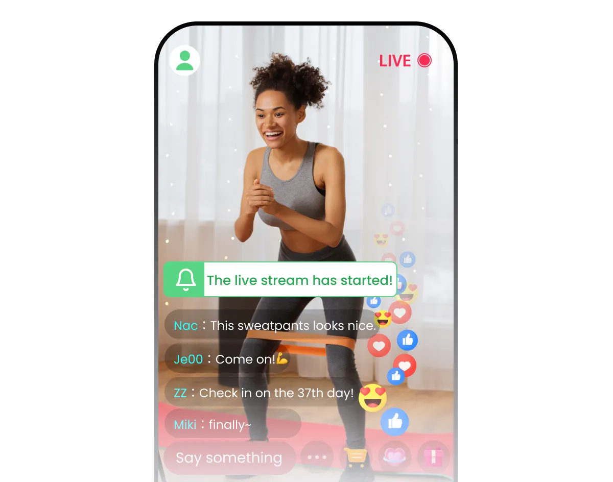 Chatroom status callback